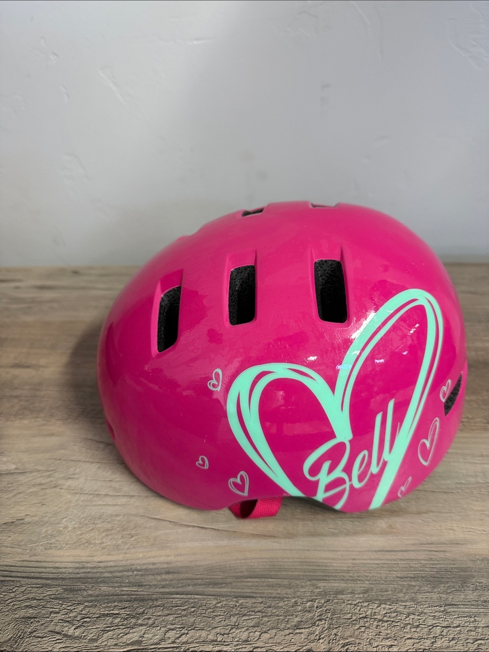 BELL Kids Pink Heart Bike Helmet